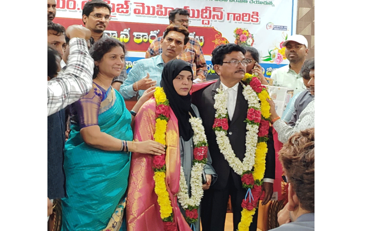 Kothagudem Urban : సేవా త‌త్ప‌రుడు ఫయాజ్ మొయినుద్దీన్ : న్యాయమూర్తి వసంత్ పాటిల్