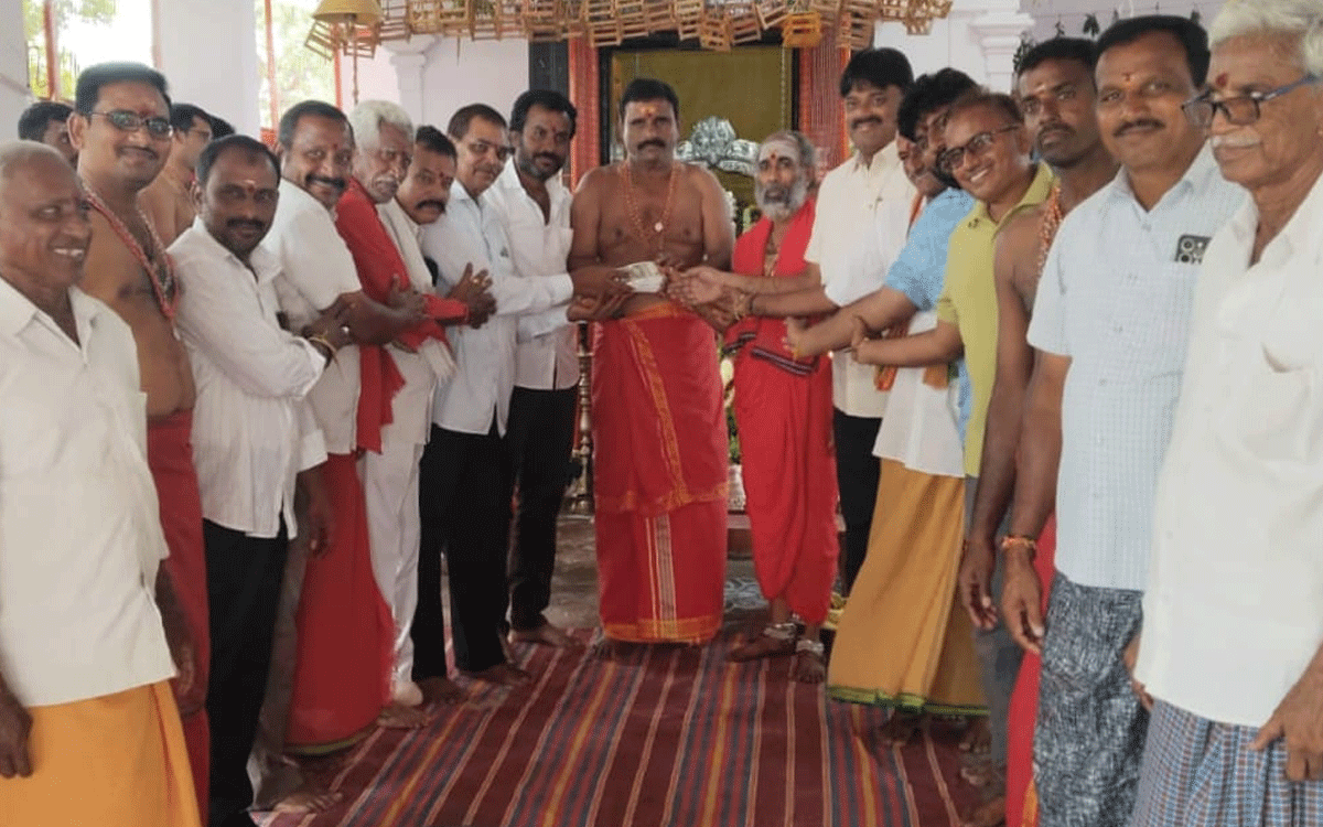 Penpahad : శివాలయం నిర్మాణానికి విరాళం