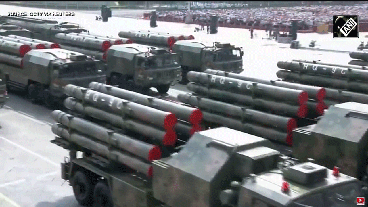 HQ-9C Missiles: చైనాలో విక్ట‌రీ డే ప‌రేడ్‌.. హెచ్‌క్యూ-9సీ మిసైళ్ల ప్ర‌ద‌ర్శ‌న‌..వీడియో