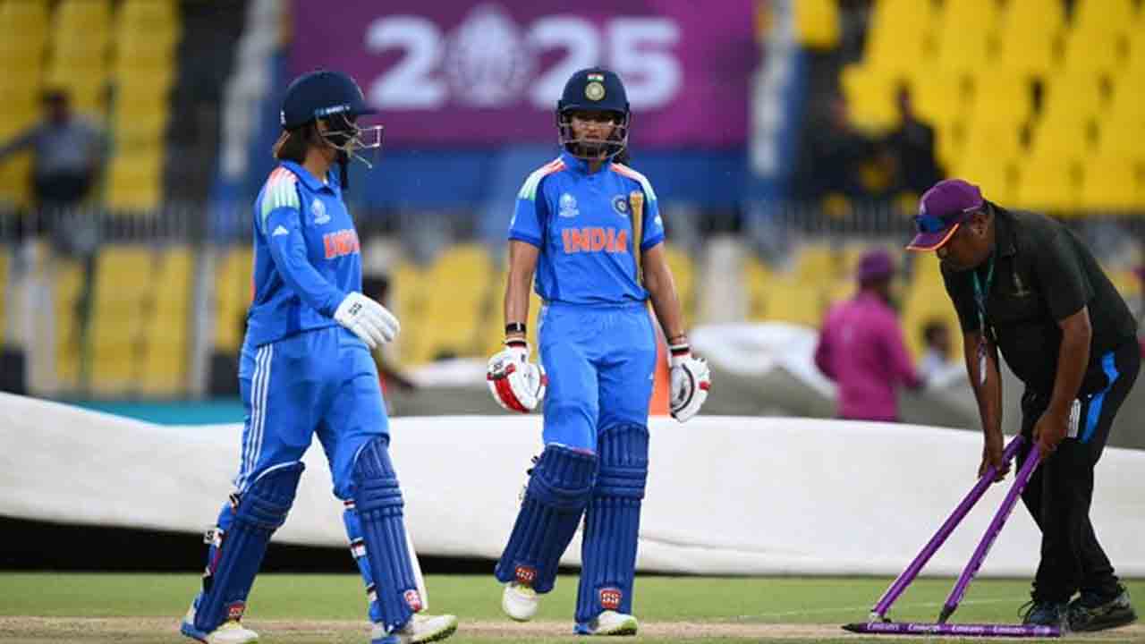 INDW vs SLW | ఔట్ ఫీల్డ్ రెఢీ.. భారత్, శ్రీలంక మ్యాచ్ ఓవర్లు కుదింపు