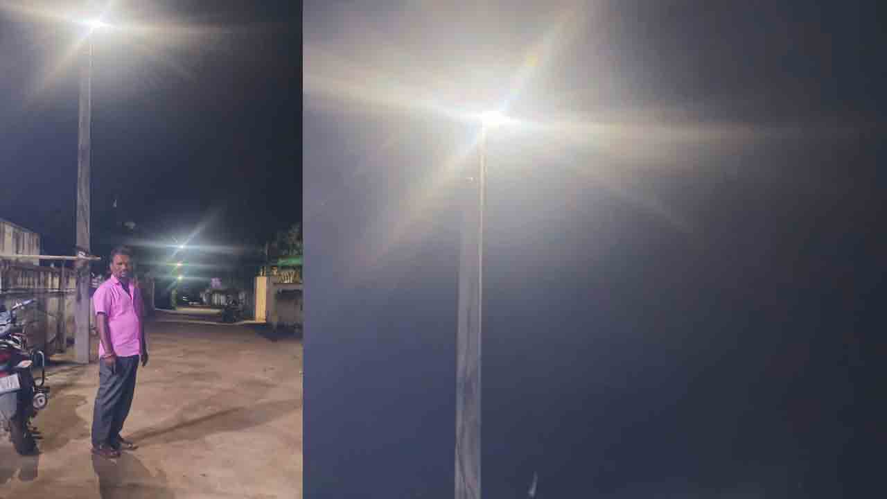 Kasipet | పట్టించుకోని అధికారులు.. సొంత ఖర్చులతో వీధి దీపాలను ఏర్పాటు చేసిన బీఆర్ఎస్ నాయకులు