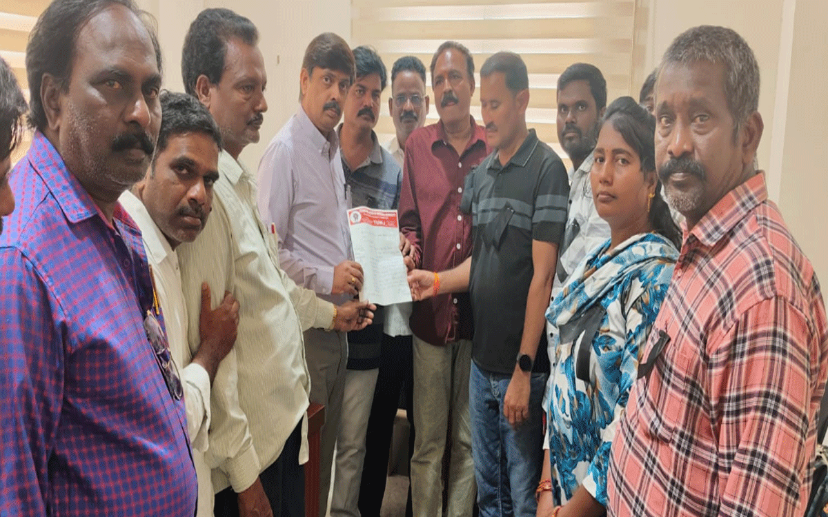 Kothagudem Urban : 'జర్నలిస్టులపై అక్ర‌మ‌ కేసులను భేషరతుగా ఎత్తివేయాలి'