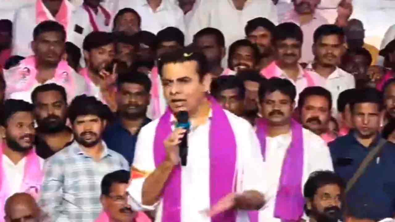 KTR | న‌ల్ల‌మ‌ల పులి పిల్లిలా ఇంట్లో కూర్చోవాలా..? ఆల్మ‌ట్టి వ‌ద్ద‌కు వెళ్లి గ‌ర్జించాల్నా..? రేవంత్‌ను నిల‌దీసిన కేటీఆర్