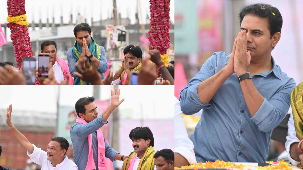 KTR Gadwal Tour | గులాబీమయమైన గద్వాల.. రామన్నకు ఘనస్వాగతం