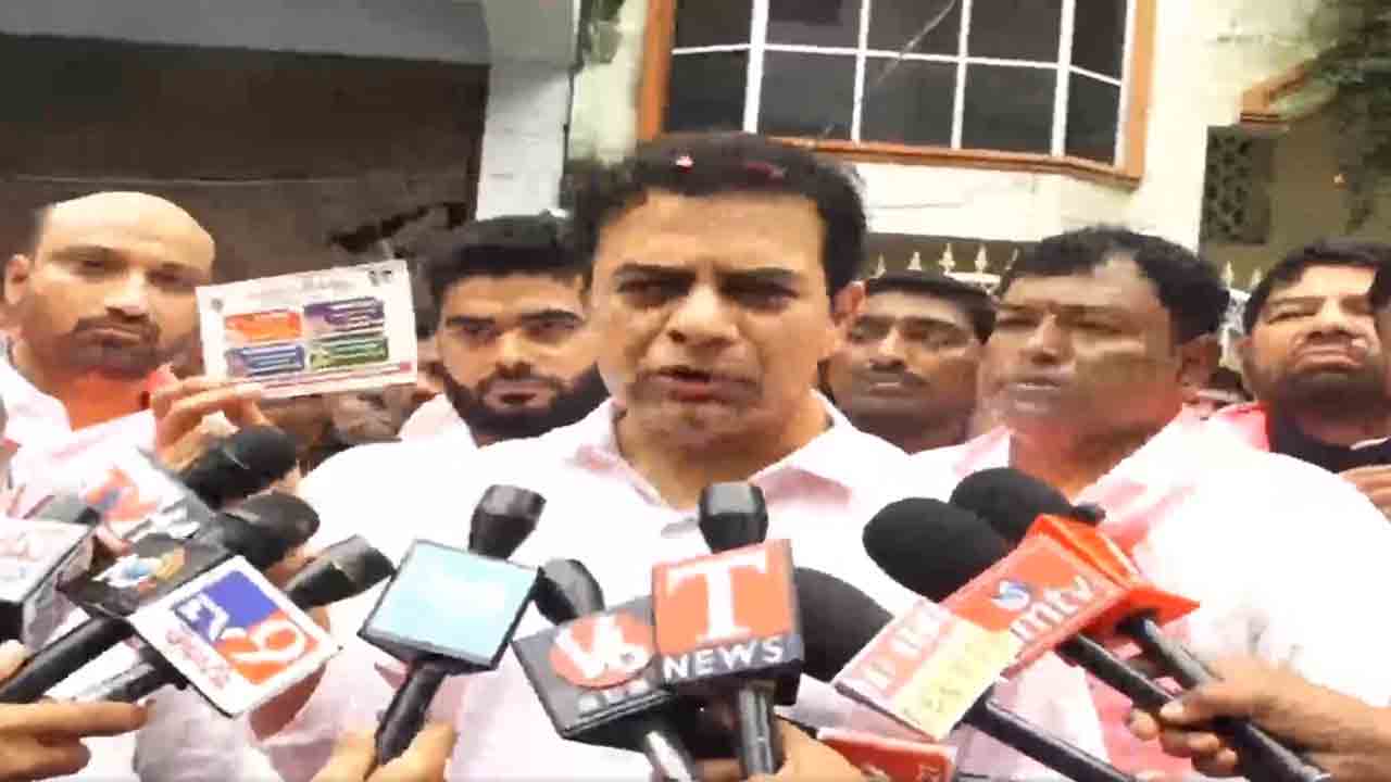 KTR | కాంగ్రెస్ గ్యారెంటీల మోసాన్ని బాకీ కార్డులతో ఎండగడతాం: కేటీఆర్‌
