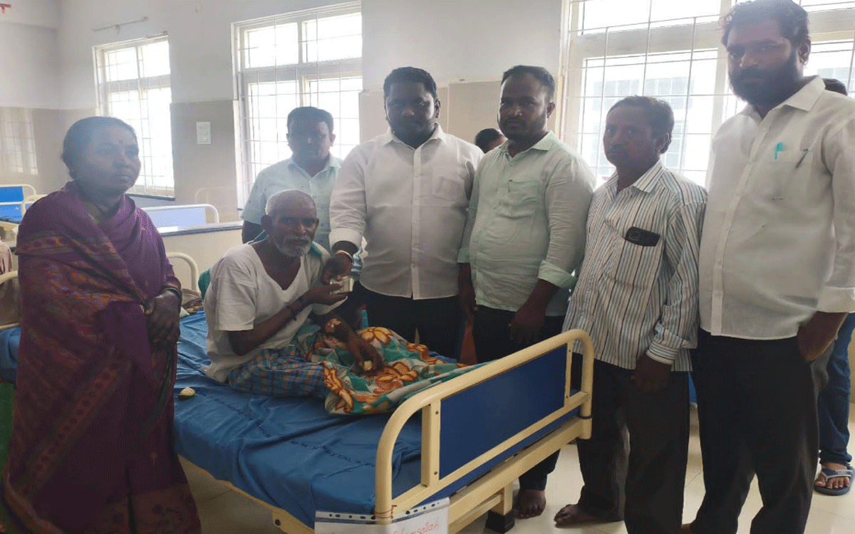 Rajapet : బీఆర్ఎస్ నాయ‌కుడి ఆర్థిక సాయం