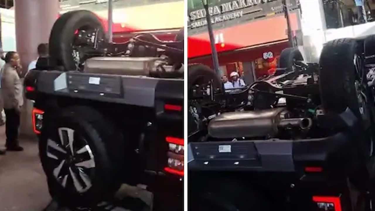 Viral Video | నిమ్మకాయను తొక్కించబోయి.. కొత్త కారును ఫస్ట్‌ ఫ్లోర్‌ నుంచి పల్టీ కొట్టించిన యువతి