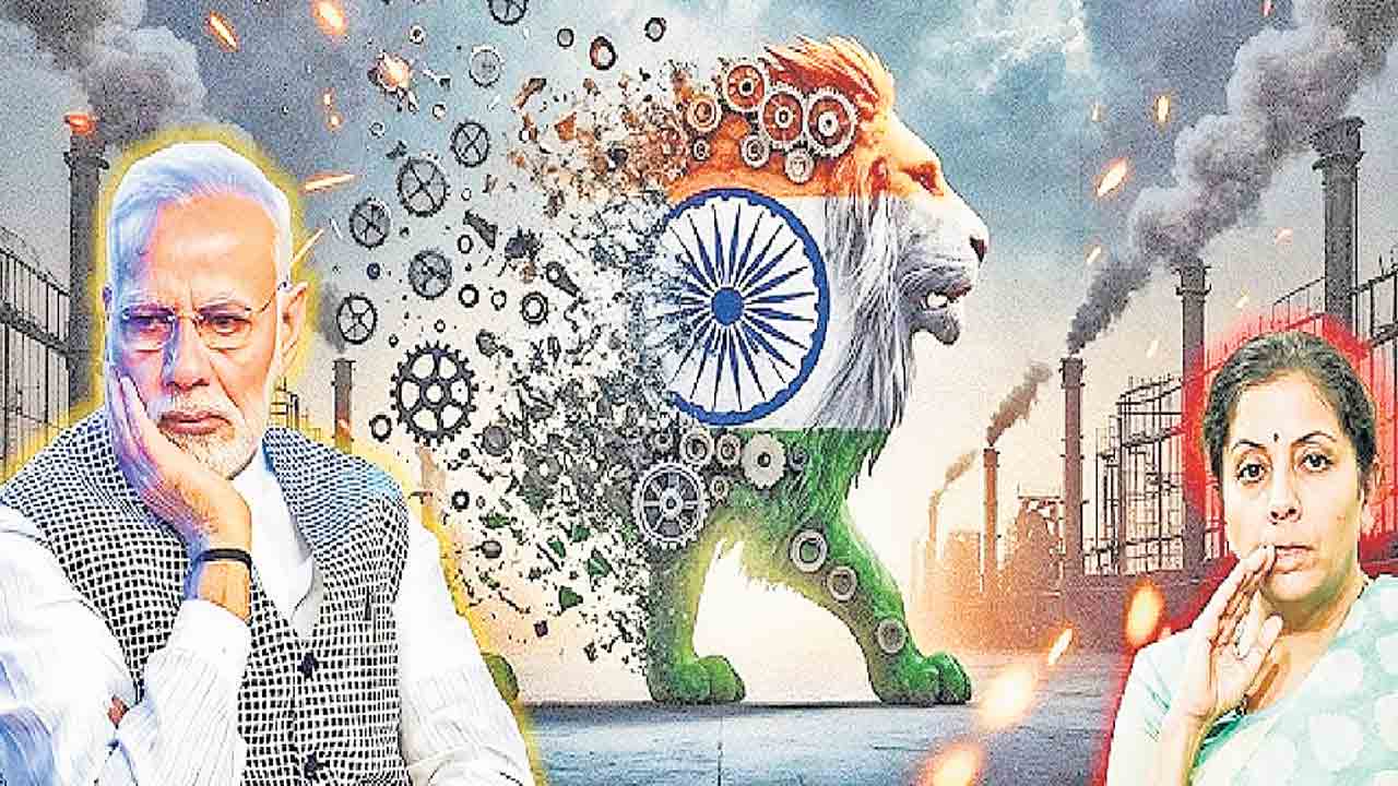 మేకిన్‌ ఇండియా అట్టర్‌ ఫ్లాప్‌.. పడకేసిన తయారీ రంగం.. లక్షల ఉద్యోగాలు గాయబ్‌