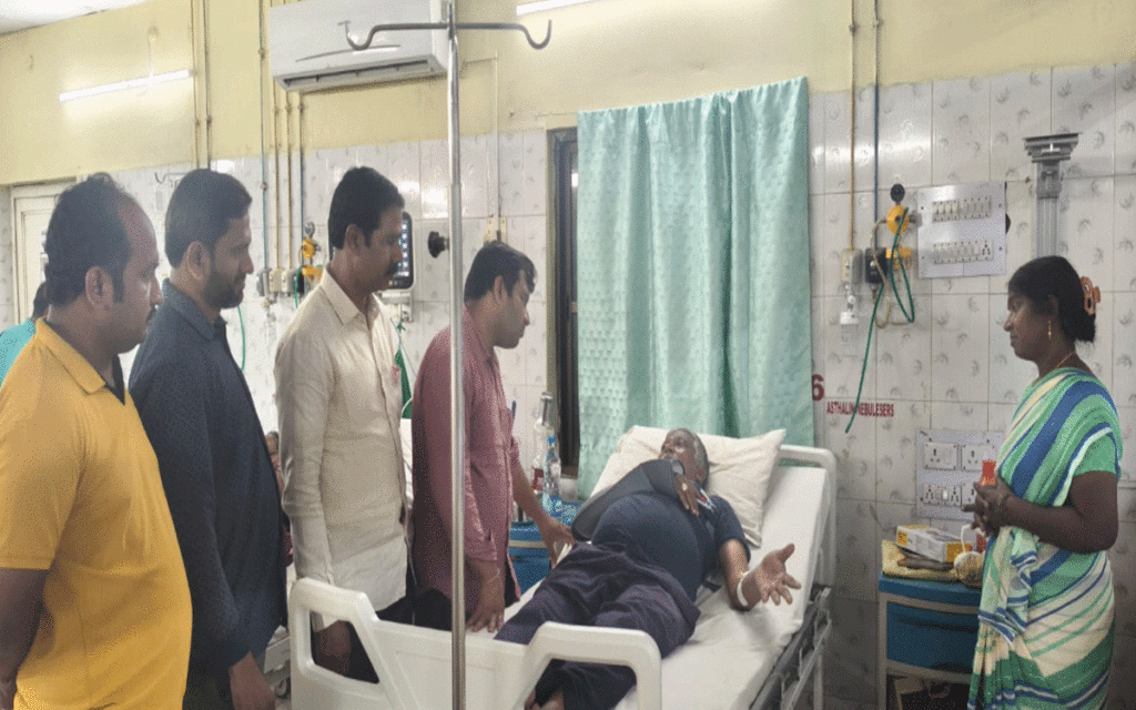 Ramavaram : రోడ్డు ప్రమాదంలో గని కార్మికుడికి గాయాలు
