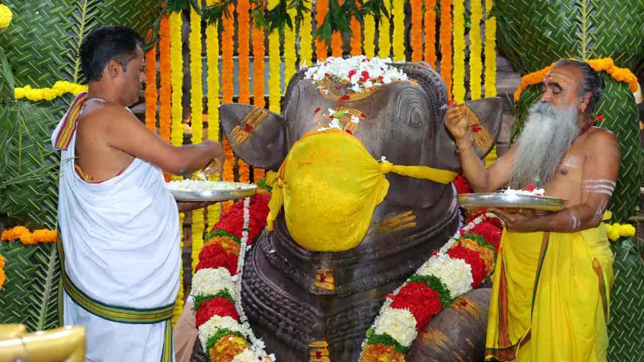 Srisailam | శ్రీశైలం దేవ‌స్థానంలో నందీశ్వర స్వామి వారికి విశేష పూజలు