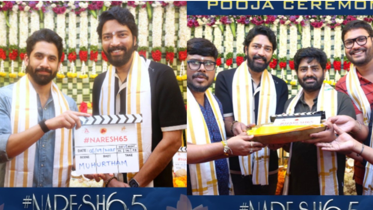 Naresh65 | నాగ చైత‌న్య క్లాప్.. కొత్త సినిమాను ప్రారంభించిన అల్ల‌రి న‌రేష్