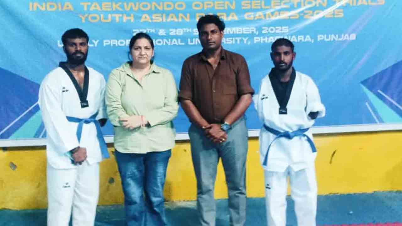 Para Taekwondo | జాతీయ ఓపెన్‌ సెలక్షన్‌ ట్రయల్స్‌‍లో తెలంగాణ పారా తైక్వాండో అథ్లెట్ల మెరుపులు