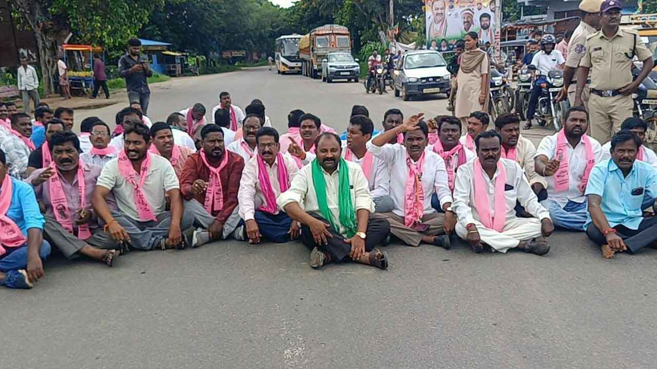 BRS leaders | కాళేశ్వరం ప్రాజెక్టు పై కాంగ్రెస్ కుట్ర : బీఆర్ఎస్ నాయకులు