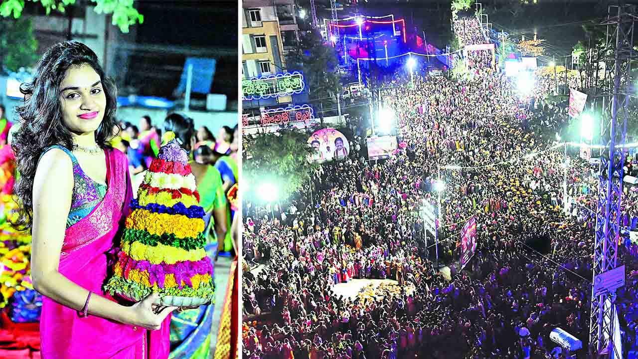 పుడమిపై పూలజల్లు