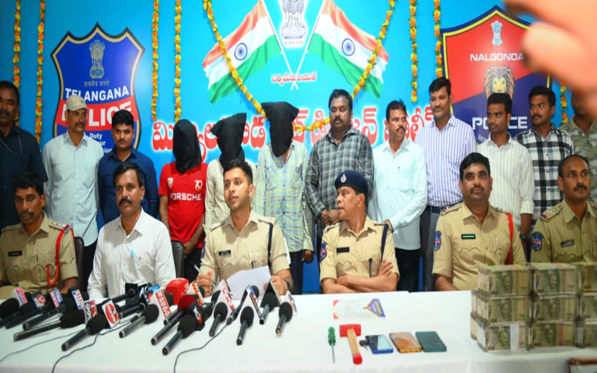 Miryalaguda : అంతరాష్ట్ర దొంగల ముఠా అరెస్ట్‌