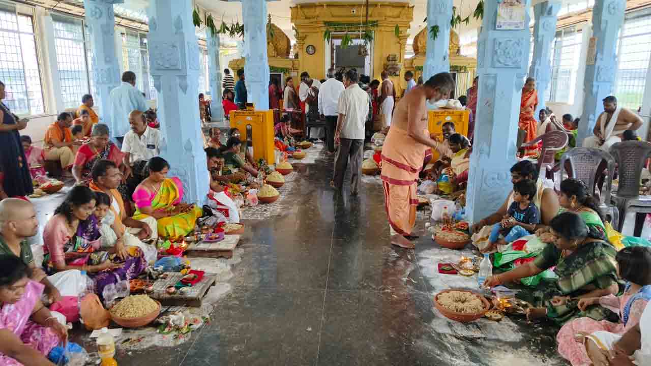 Sultanabad | సుల్తానాబాద్‌లో వైభవంగా అనంత కోటి పద్మనాభస్వామి వ్రతం