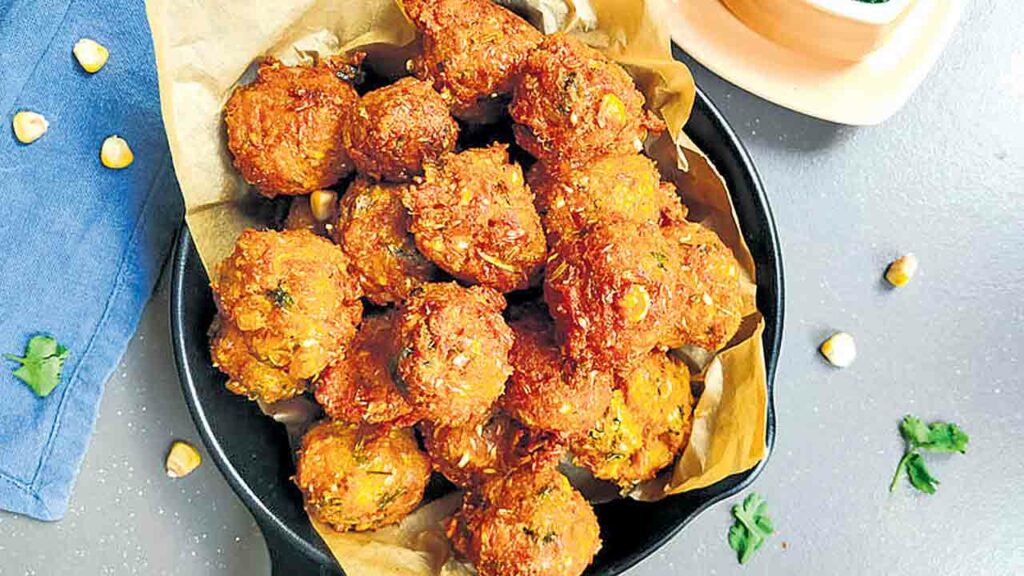 Sweet Corn Pakodi Recipe
