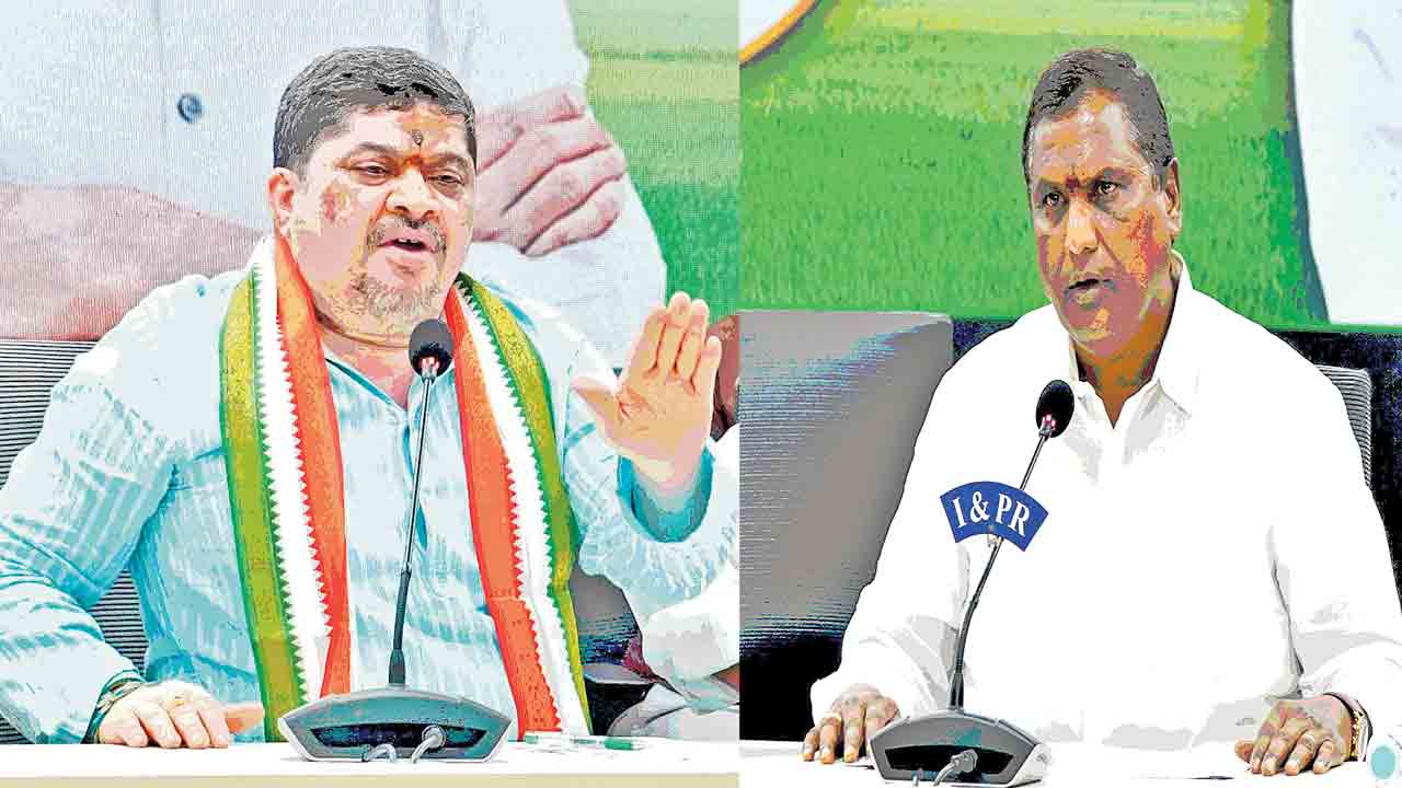 కరీంనగర్‌లో జూబ్లీహిల్స్‌ మంటలు!.. మంత్రి పొన్నం వ్యాఖ్యలతో అలిగిన అడ్లూరి