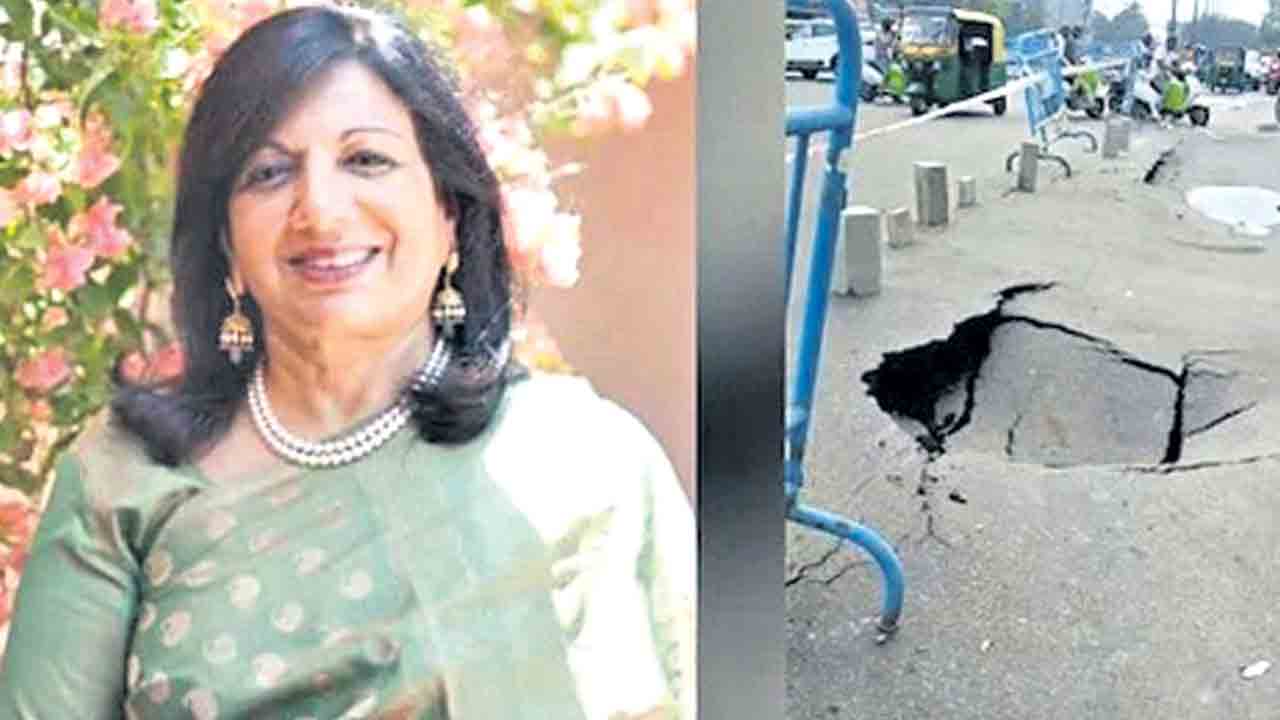 Bengaluru | రోడ్లు ఇంత అధ్వానంగానా..? విదేశీ టూరిస్ట్‌ వ్యాఖ్యలను పోస్ట్‌ చేసిన బయోకాన్‌ అధినేత్రి