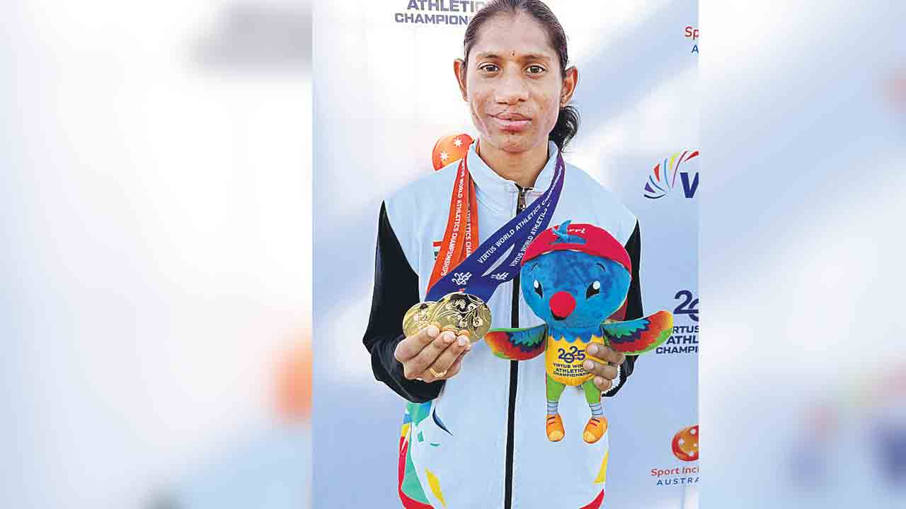 దీప్తి పసిడి జోరు.. వర్టస్‌ వరల్డ్‌ అథ్లెటిక్స్‌ టోర్నీ