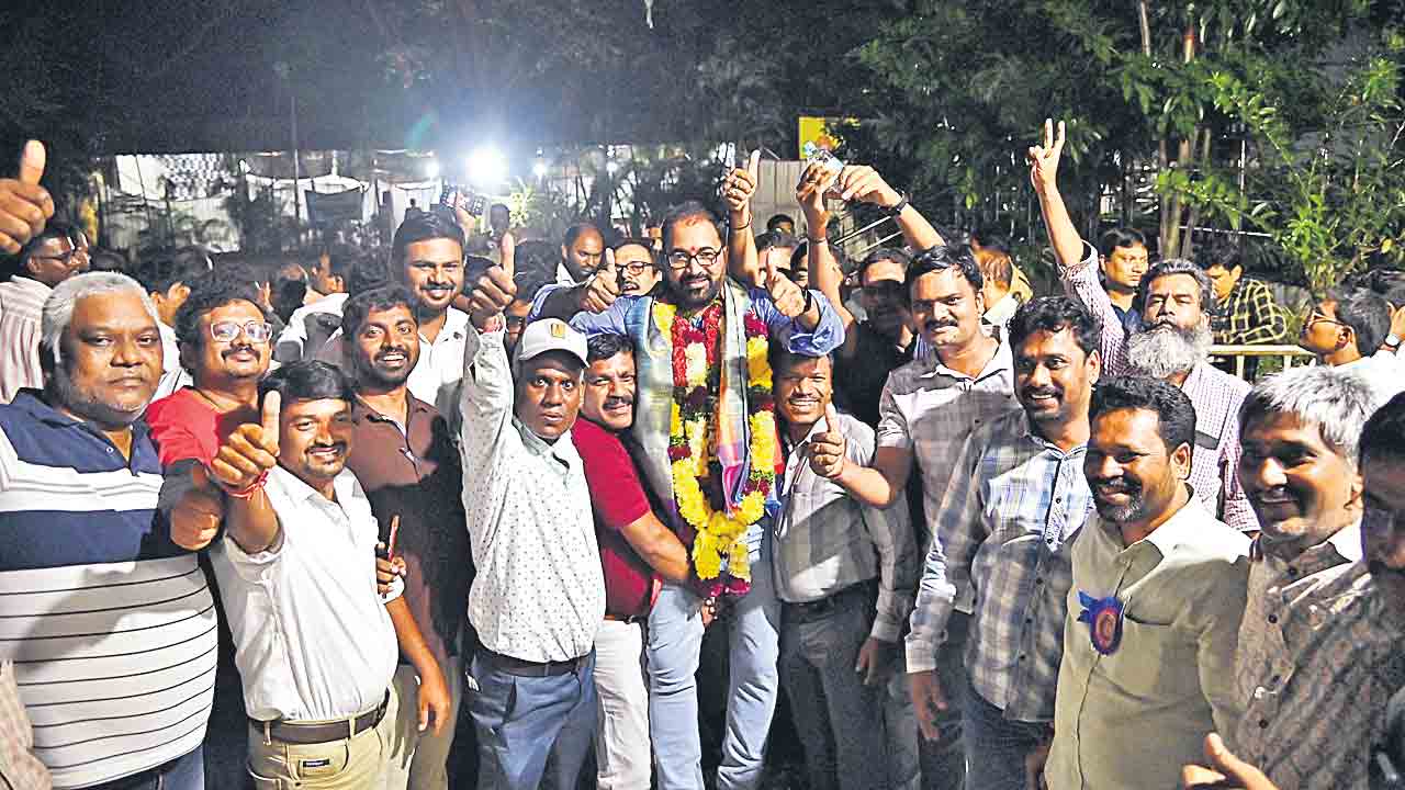 ప్రెస్క్లబ్ జాయింట్ సెక్రటరీగా బాపురావు