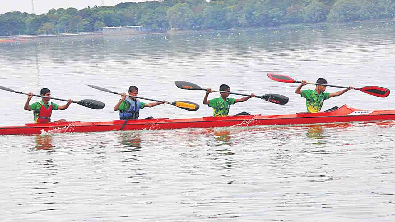 జాతీయ కెనో స్ప్రింట్‌ టోర్నీ షురూ
