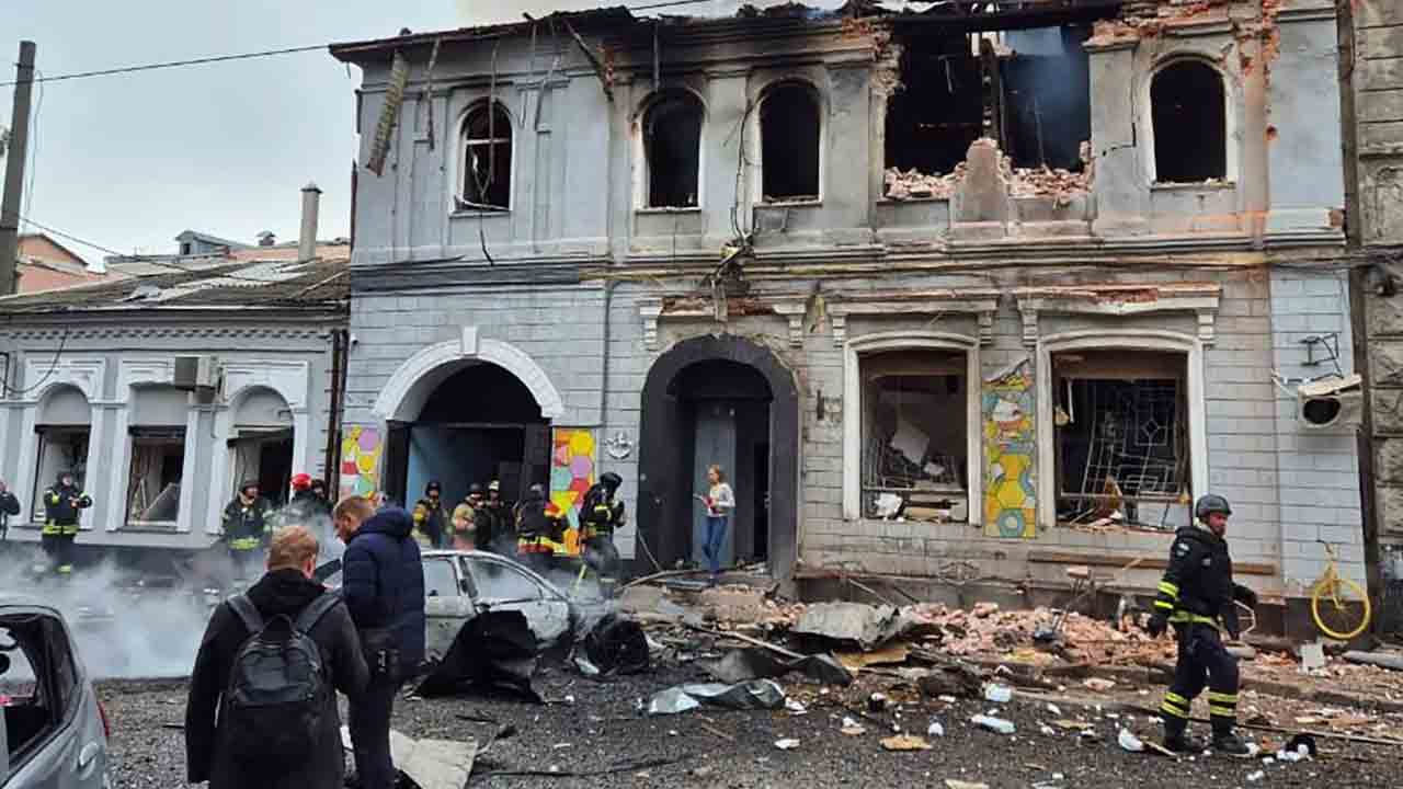 ఉక్రెయిన్‌లో కిండర్‌గార్టెన్‌పై రష్యా డ్రోన్‌ దాడి