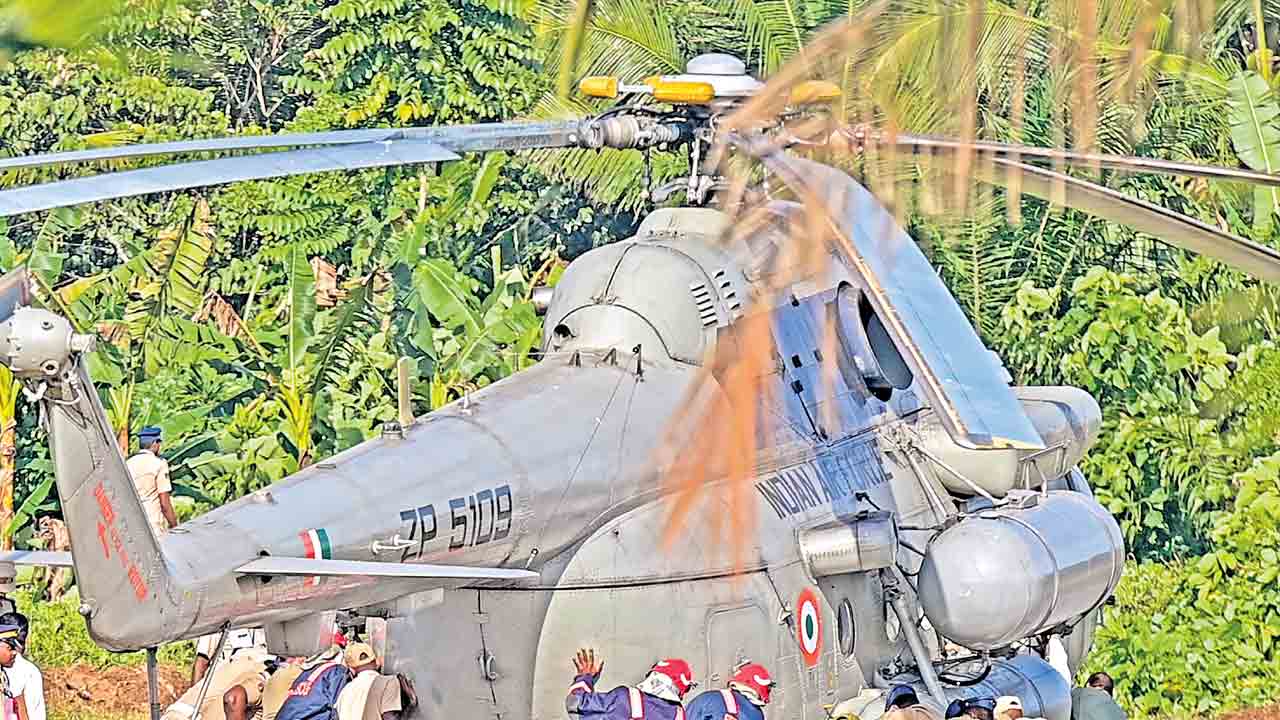 కేరళలో రాష్ట్రపతి హెలికాప్టర్కు ప్రమాదం!