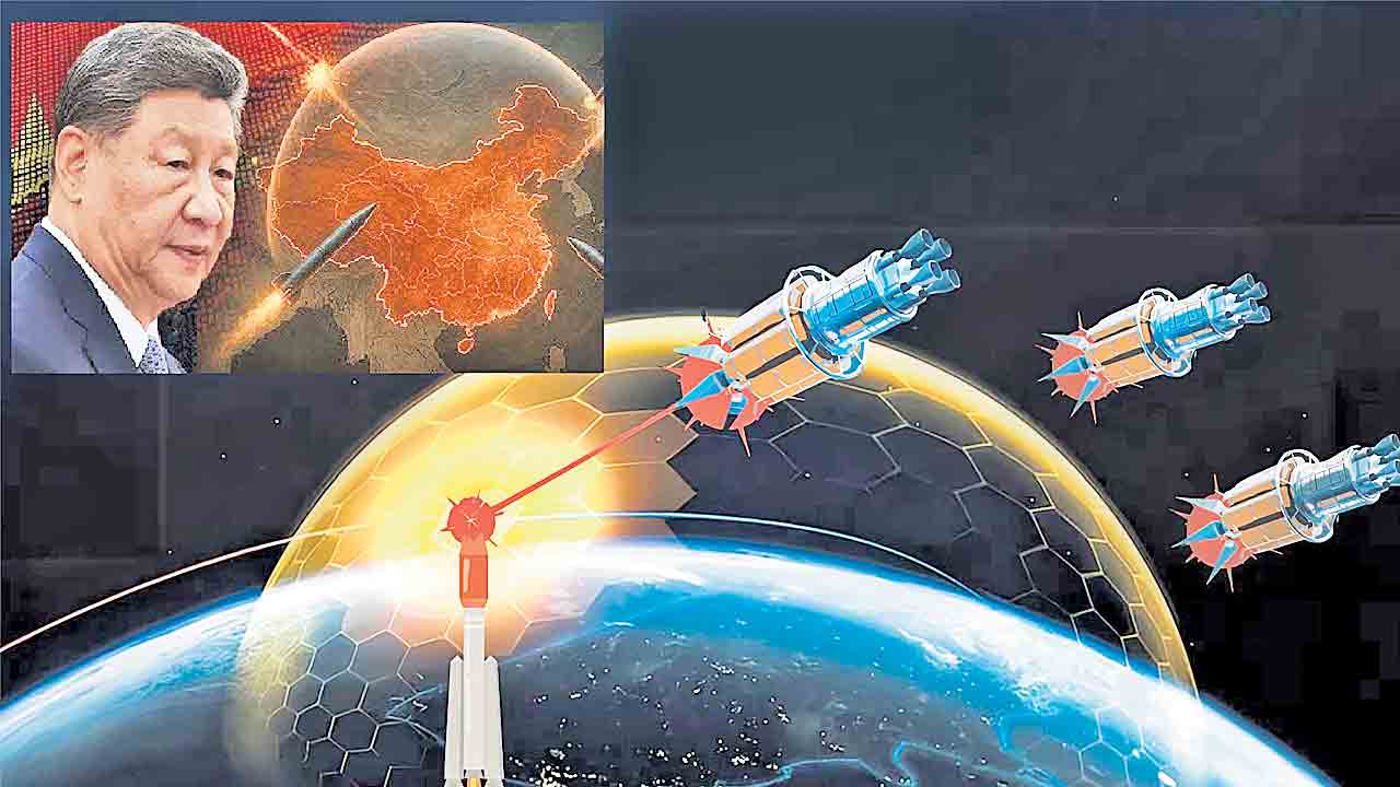 భూమినంతా కవర్‌ చేసే చైనా డోమ్‌.. ఎక్కడి నుంచి దాడి జరిగినా క్షణాల్లో అలర్ట్‌