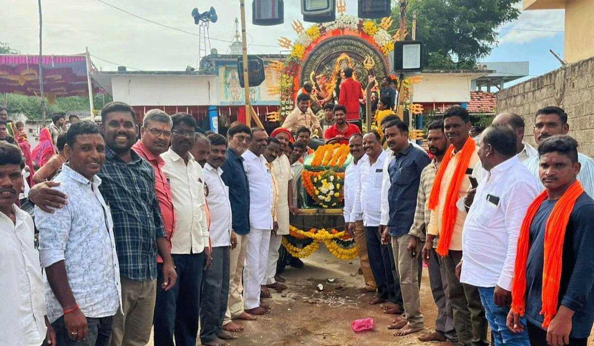 Nizamabad | కోటగిరి లో సార్వజనిక్ దుర్గామాత శోభాయాత్ర