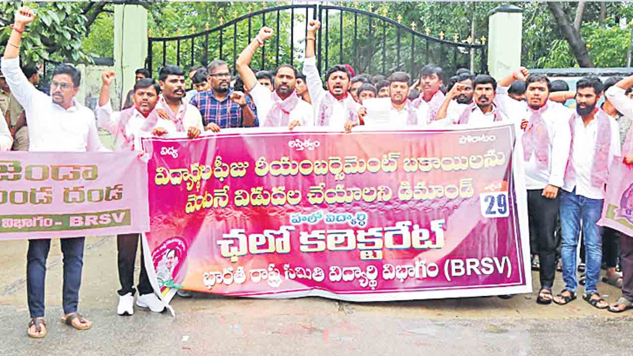 ఫీజు రీయింబర్స్మెంట్ విడుదల చేయాలి