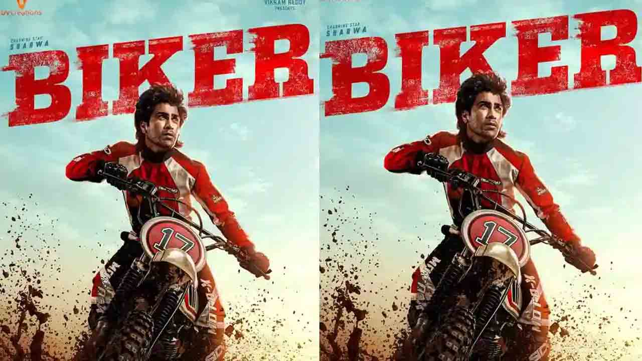 Biker | బైక‌ర్‌గా శర్వానంద్‌.. శర్వా 36 టైటిల్ లుక్ అదిరిందంతే..!
