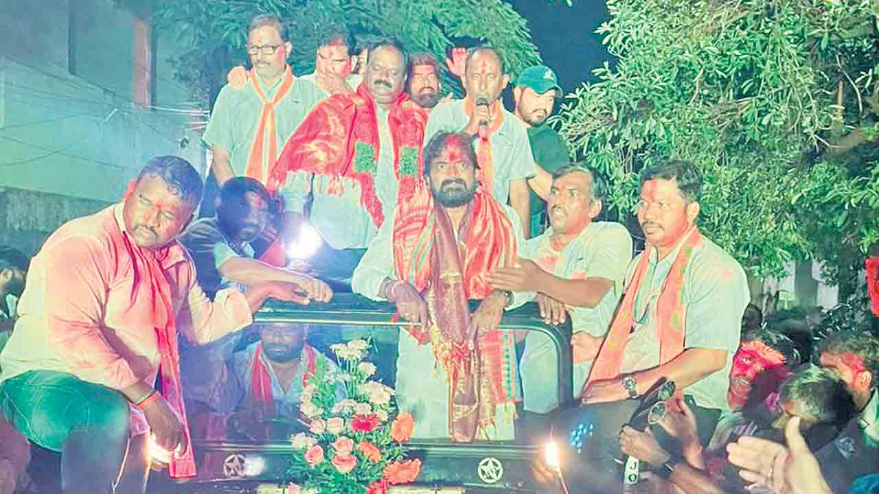 ఎంటీఏఆర్ ఎన్నికల్లో శ్రీనివాస్గౌడ్ ఘనవిజయం