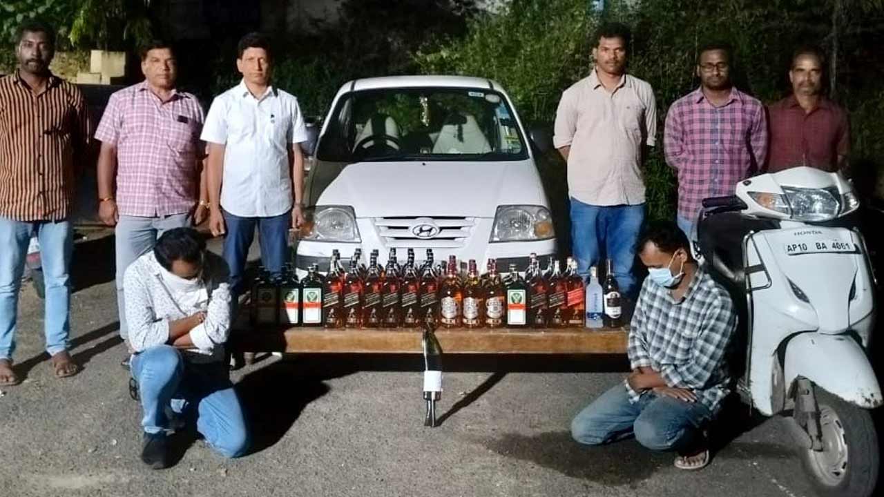 ఆబ్కారీ దాడులు.. మద్యం పట్టివేత