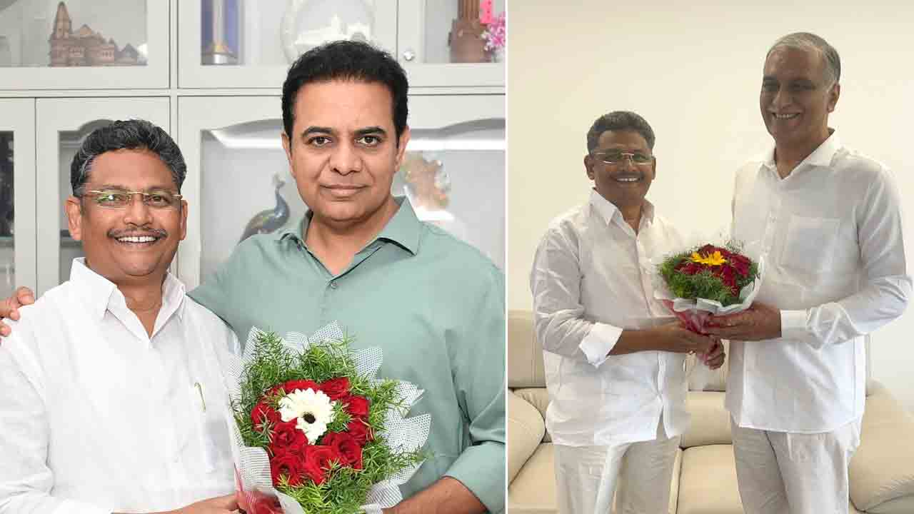 కమల్రాజుకు జన్మదిన శుభాకాంక్షలు తెలిపిన కేటీఆర్, హరీశ్