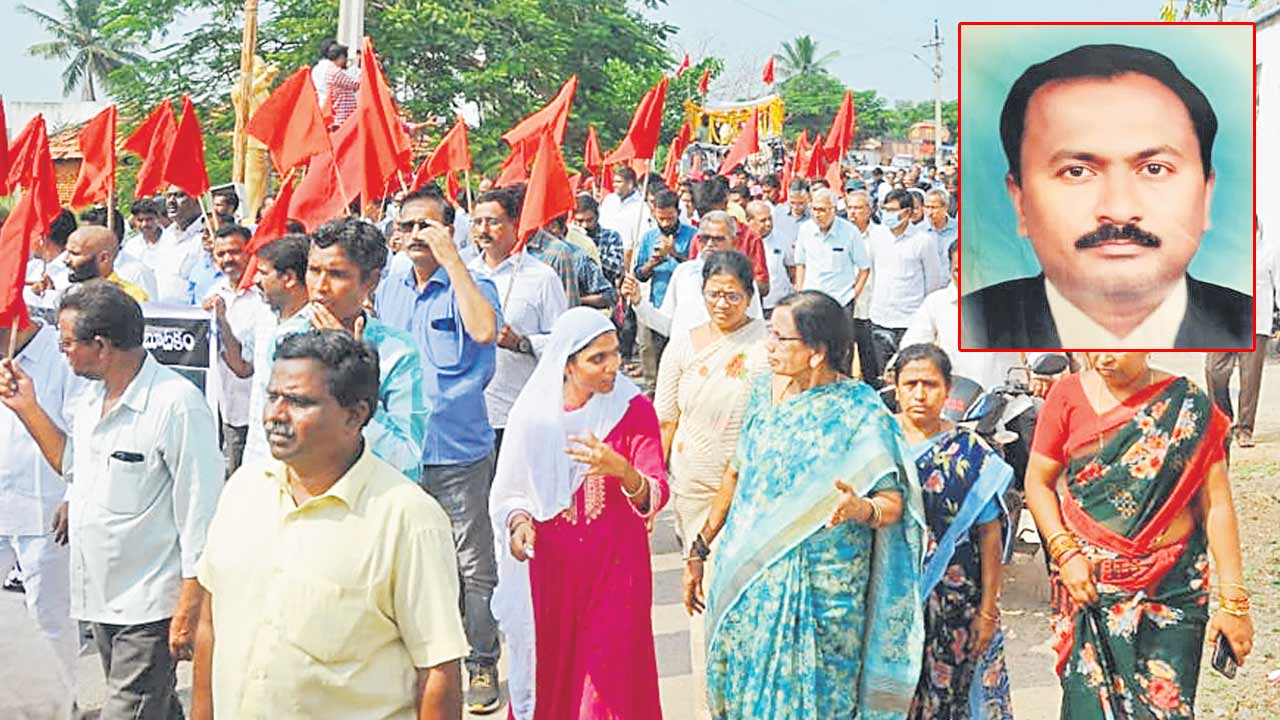 విప్లవ వీరుడికి కన్నీటి వీడ్కోలు