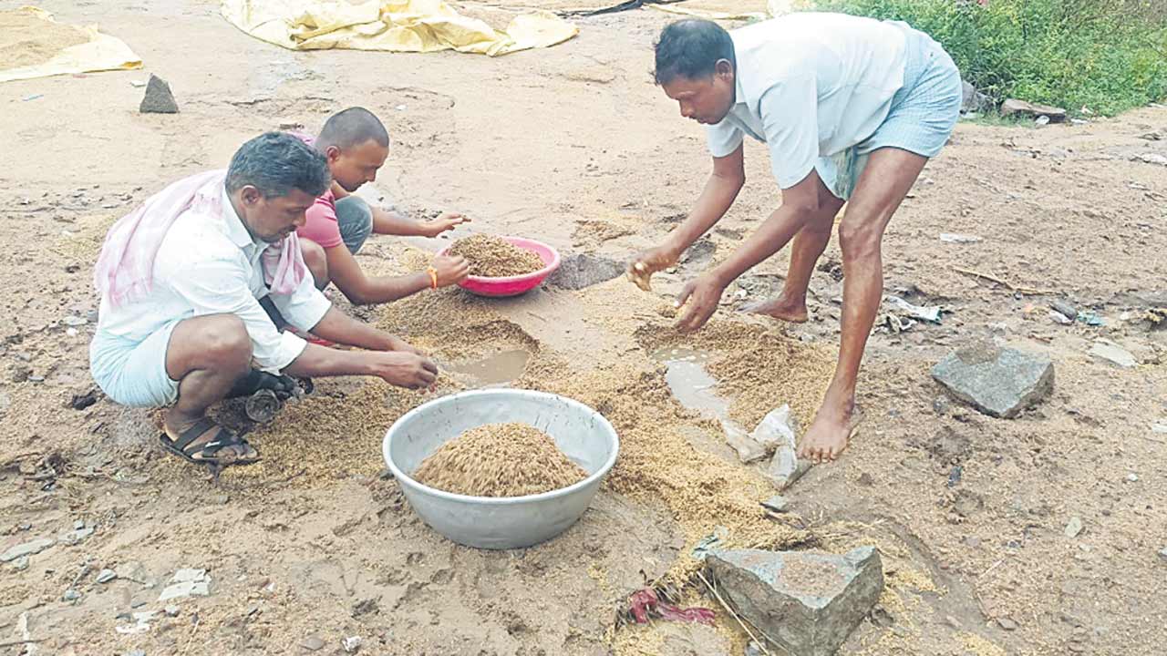 రెక్కల కష్టం నీళ్ల పాలు