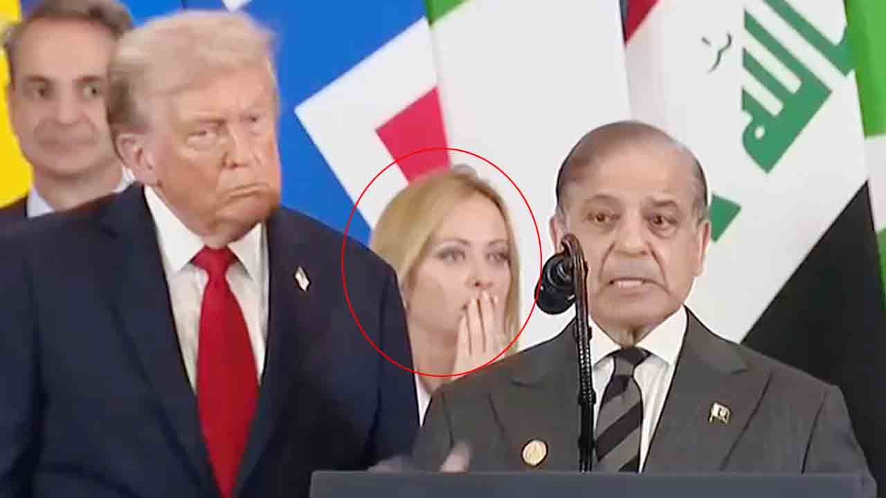 Shehbaz Sharif | ట్రంప్‌పై పాక్‌ ప్రధాని ప్రశంసలు.. ఇటలీ ప్రధాని మెలోనీ రియాక్షన్‌ చూశారా..? VIDEO