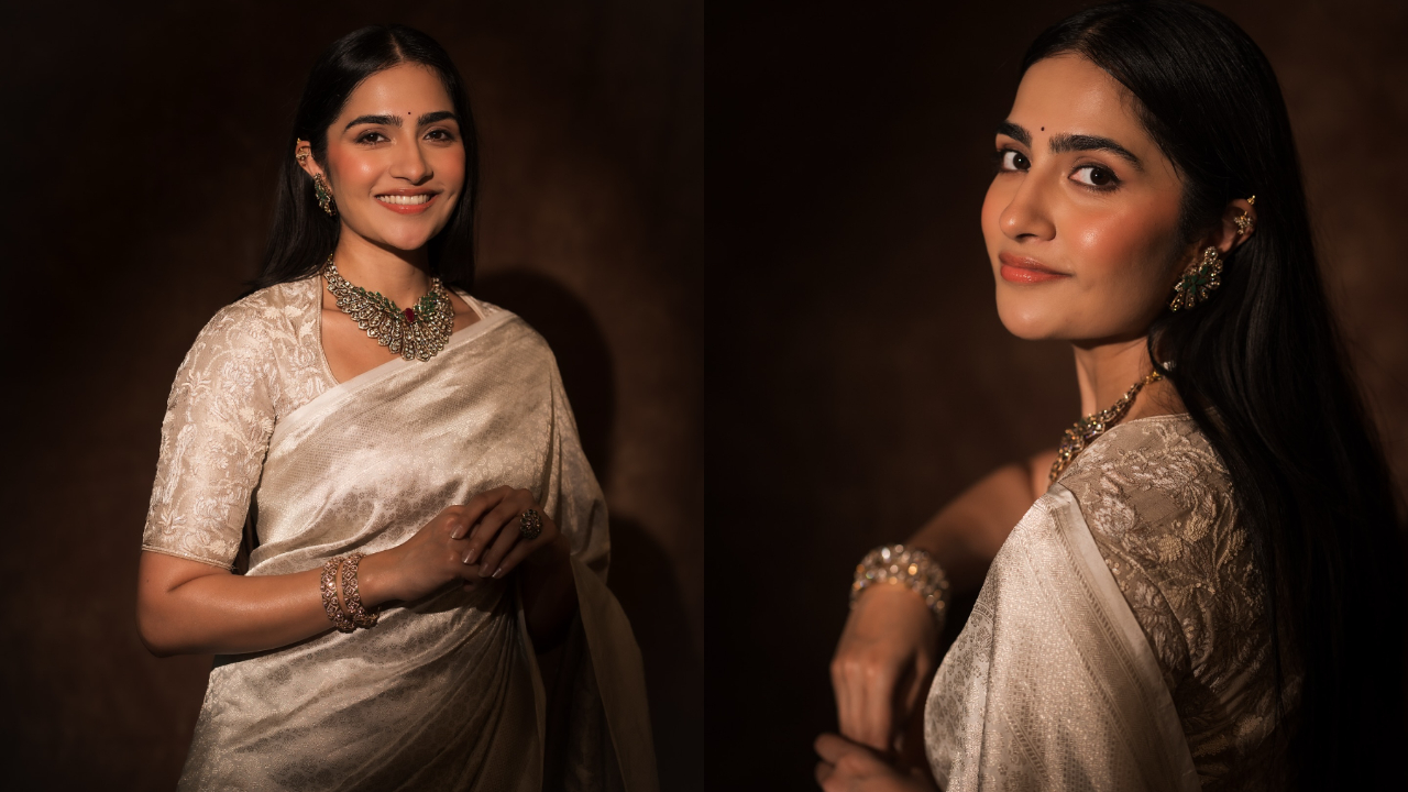 Rukmini Vasanth | చీర క‌ట్టులో కాంతారా బ్యూటీ రుక్మిణి వసంత్ మామూలుగా లేదుగా..!