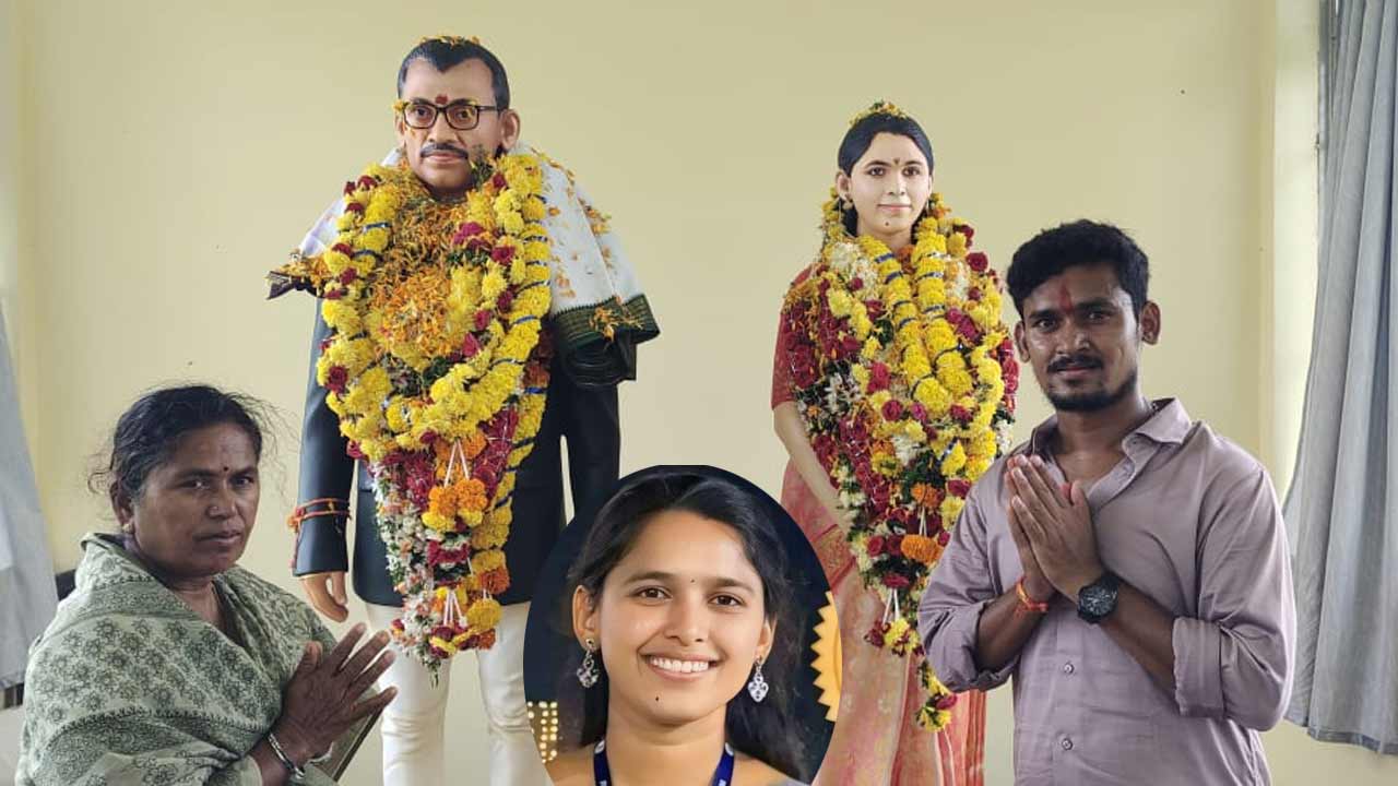 Ashwini | గంగారంతండాలో యువ శాస్త్రవేత్త అశ్విని విగ్రహం ఏర్పాటు