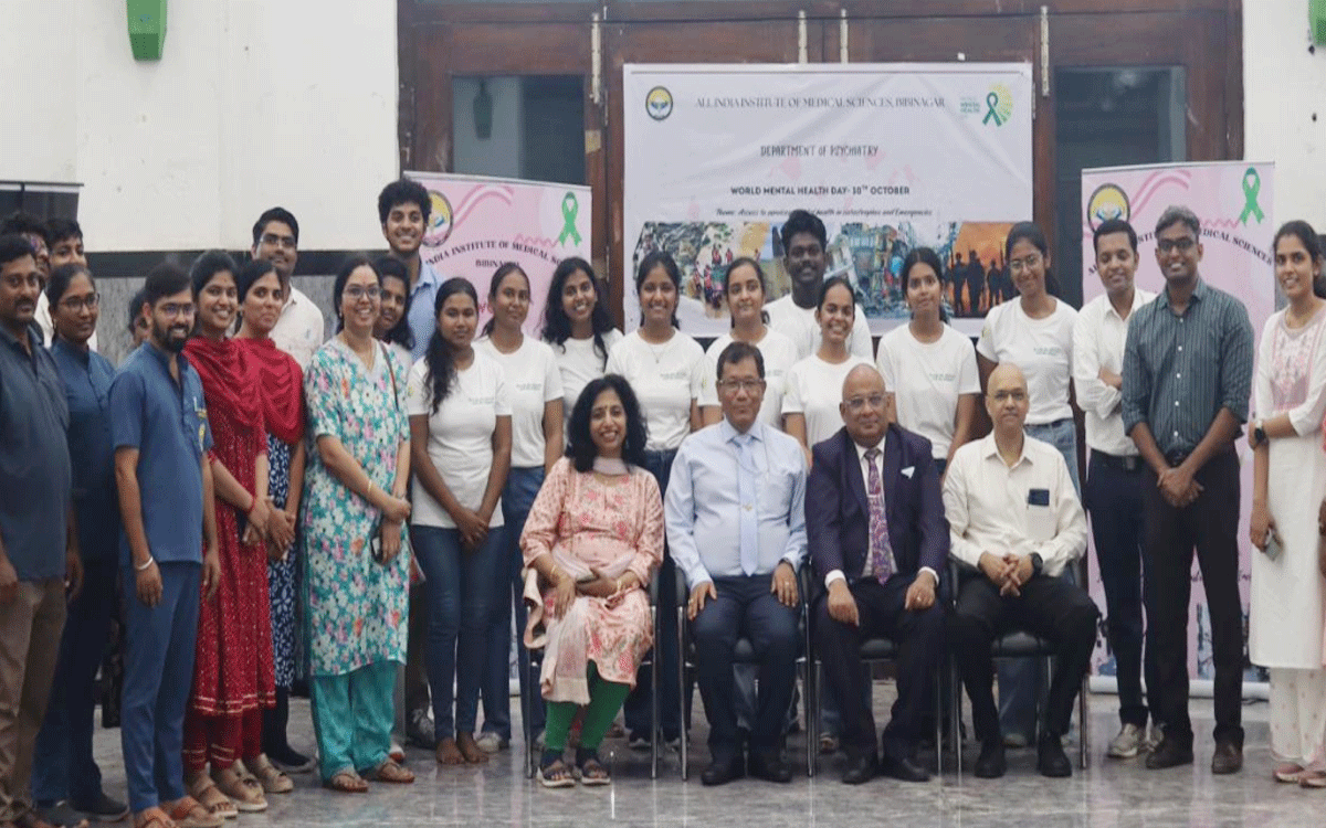 Bibinagar : మానసిక ఆరోగ్యంపై అవగాహన‌ కీలకం : బీబీనగర్‌ ఎయిమ్స్​‍ డైరెక్టర్‌