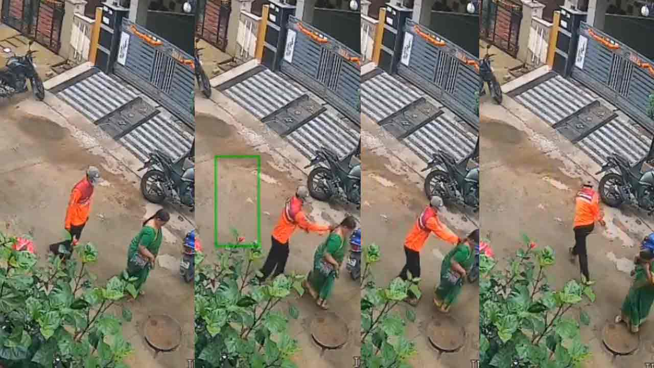 Hyderabad | ఉప్ప‌ల్‌లో మిట్ట మ‌ధ్యాహ్నం చైన్ స్నాచింగ్.. వీడియో