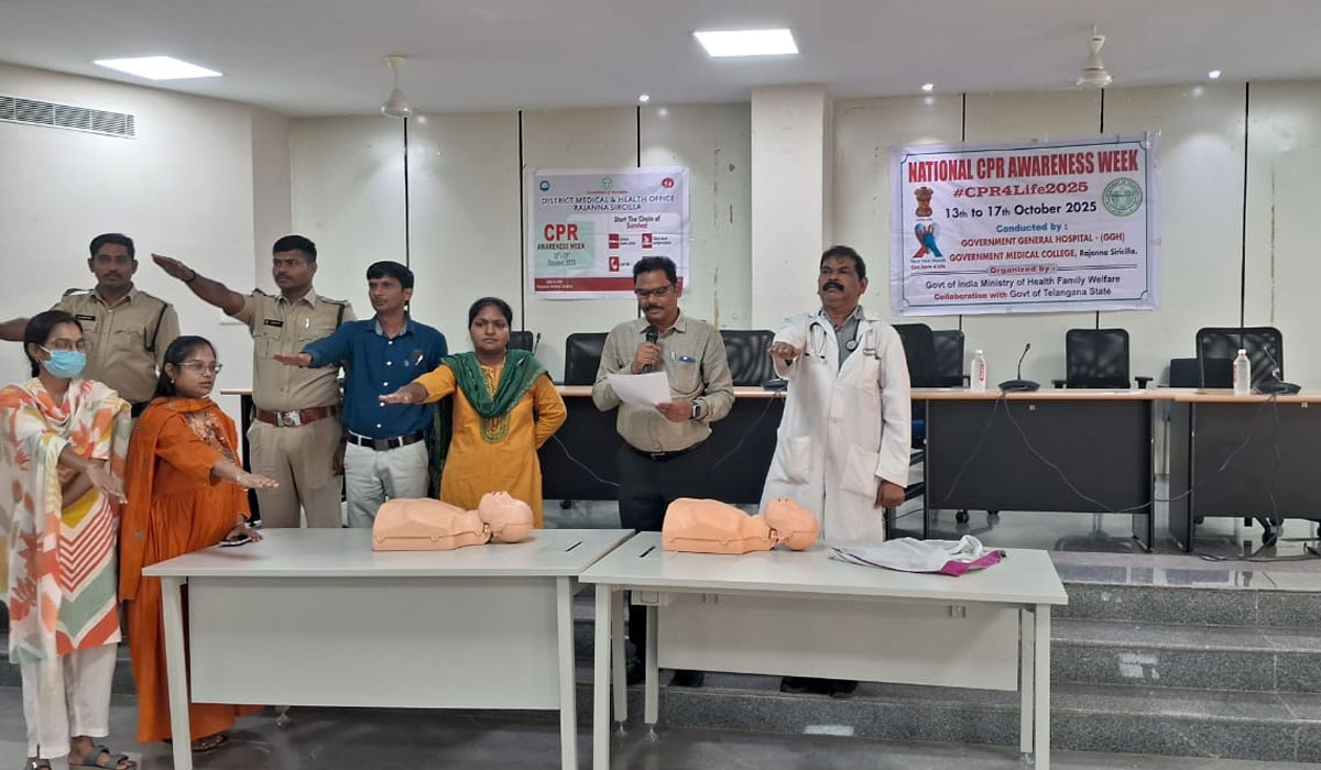 Awareness CPR | సీపీఆర్ పై అవగాహన తప్పనిసరి.. అదనపు కలెక్టర్ గడ్డం నగేష్