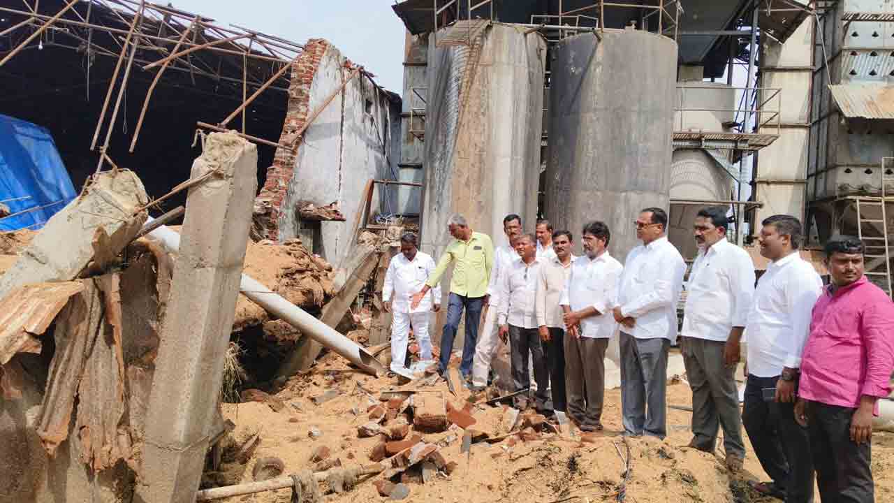 MLA Dasari Manohar Reddy | రైస్ మిల్లును సందర్శించిన మాజీ ఎమ్మెల్యే దాసరి మనోహర్ రెడ్డి