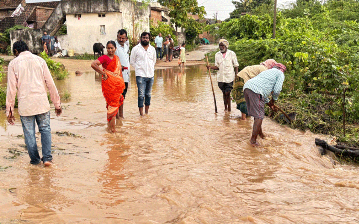 Khammam Rural : ఖమ్మం రూరల్‌లో దంచికొట్టిన వాన