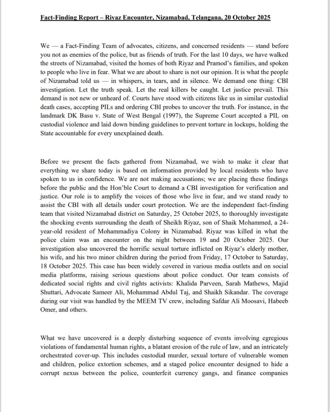 Fact Finding Report1