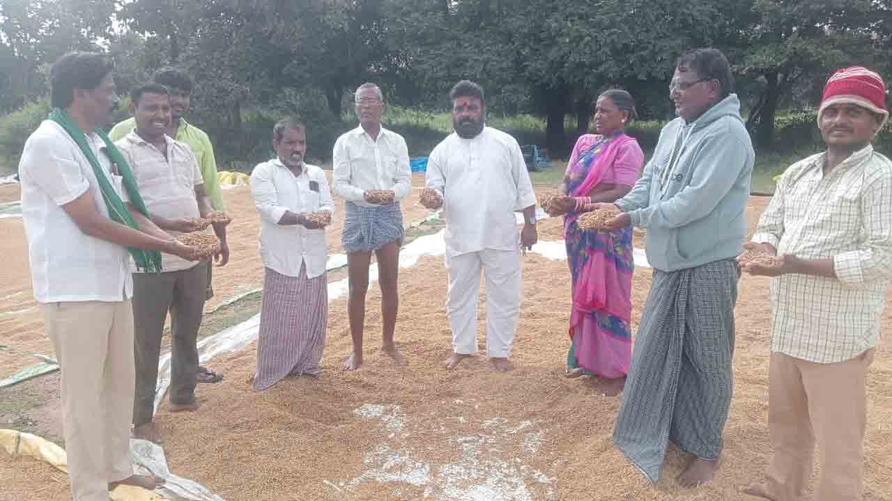 Farmers | ధాన్యం మొలకెత్తినా దయ కలగడం లేదా.. ? గుండెలు బాదుకుంటున్న రైతులు