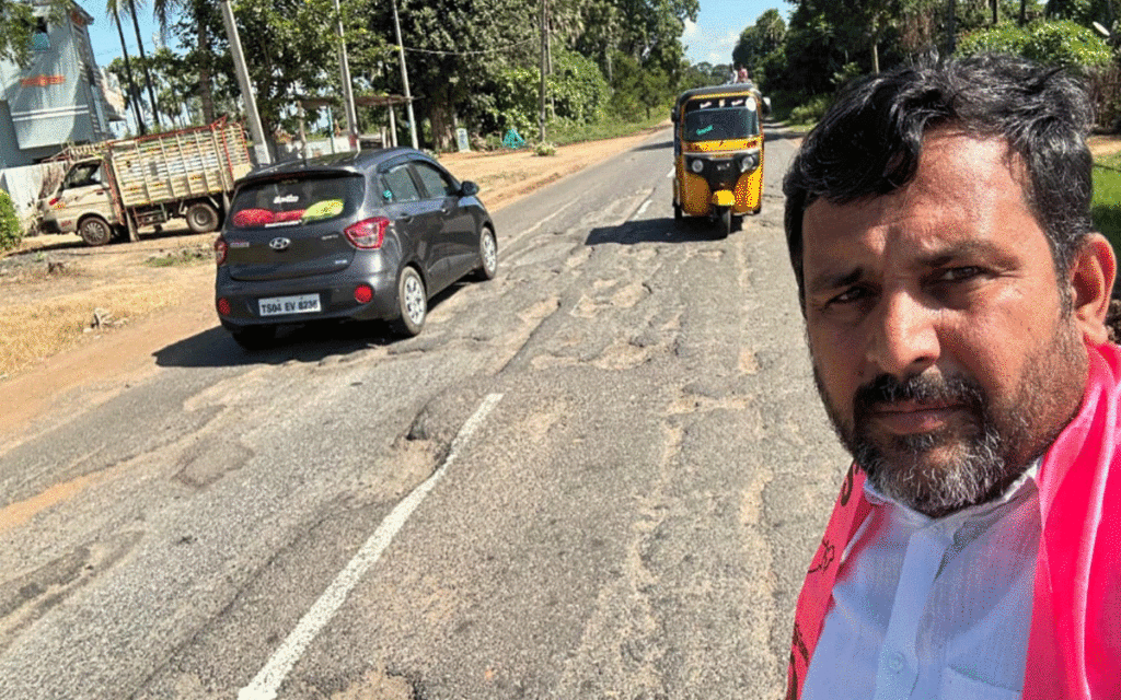 Julurupadu : రహదారుల మరమ్మతులు చేపట్టాల‌ని బీఆర్ఎస్ నాయ‌కుల నిర‌స‌న‌