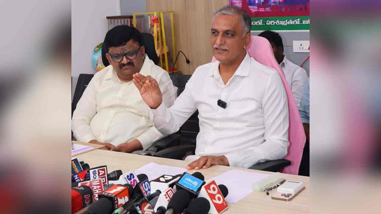 Harish Rao | గోధుమ‌ల‌కో నీతి.. వ‌డ్ల‌కో నీతి ఉంటుందా..? బీజేపీ స‌ర్కార్‌పై హ‌రీశ్ రావు ఫైర్
