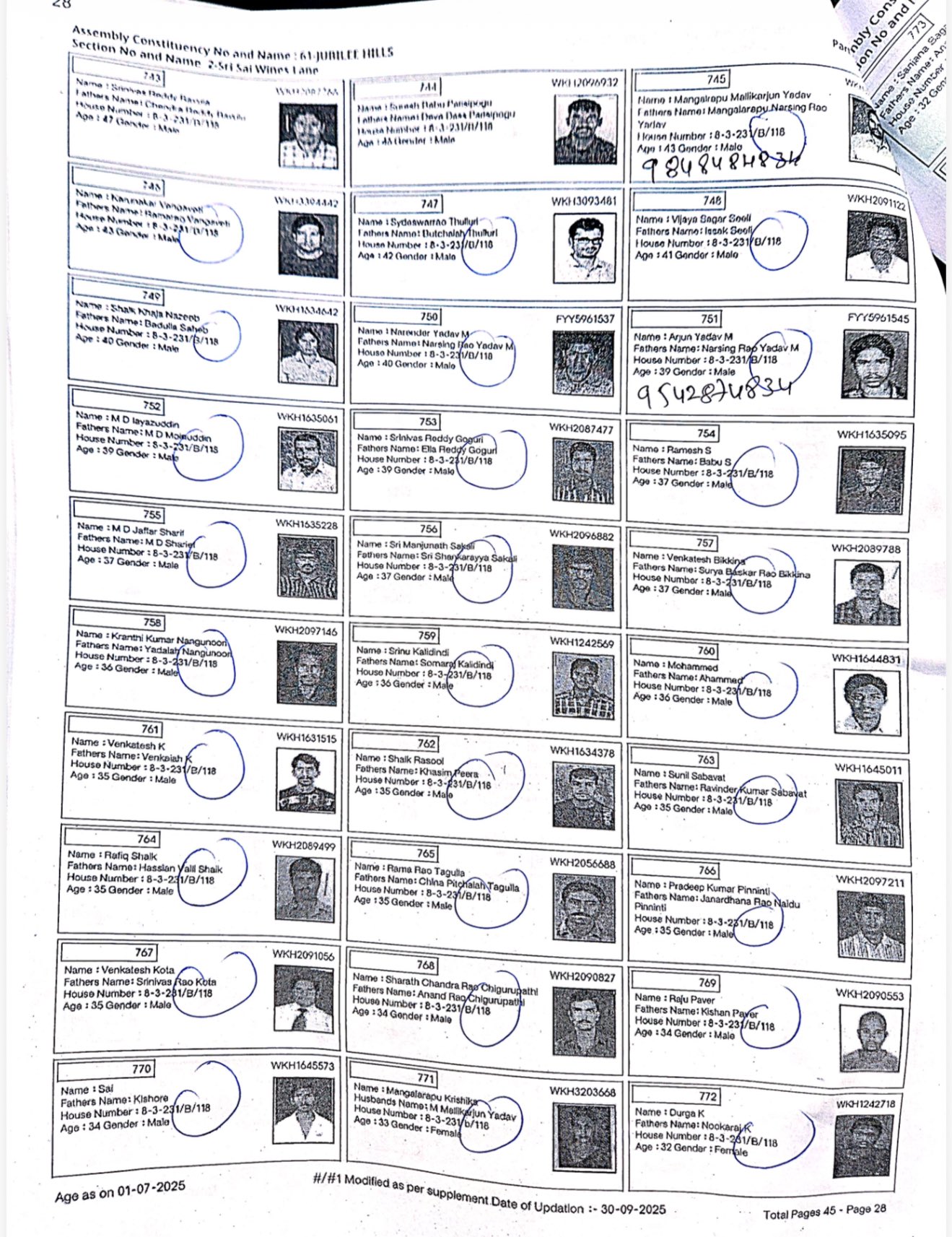 Jubilee Hills Voterlist3